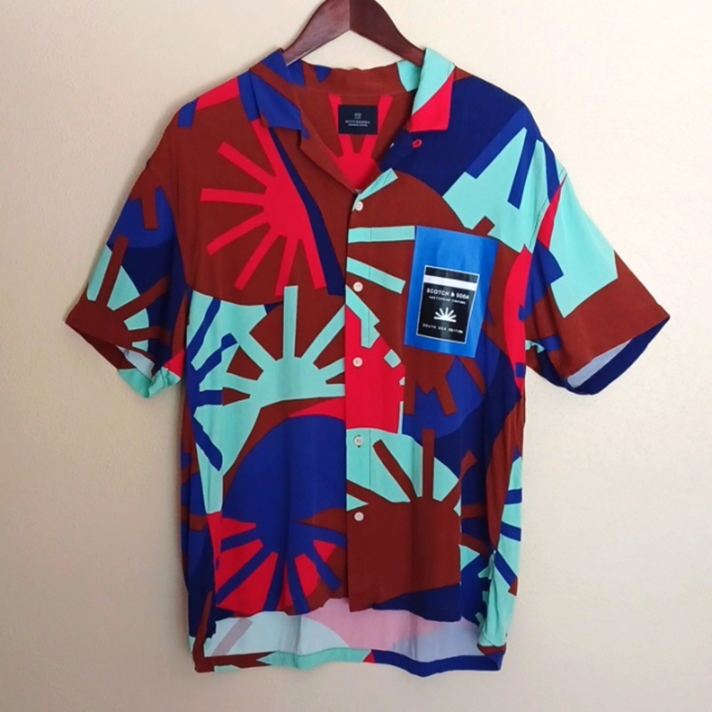 Scotch & Soda Multicolor Casual Button Down Shirt